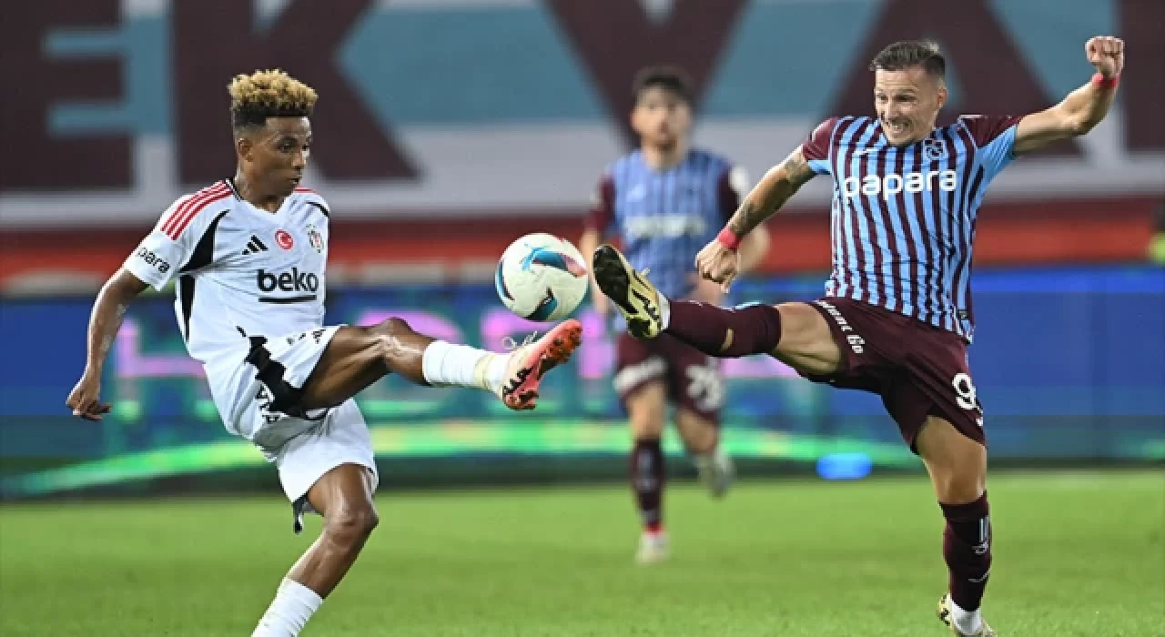 Trabzonspor ve Beşiktaş 1-1 berabere kaldı