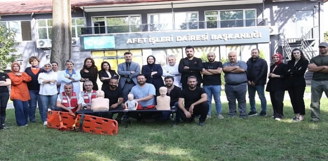 Afet İşleri personeline ilk yardım eğitimi