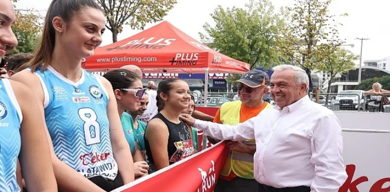 Başkan Şadi Özdemir &apos;Eker I Run’ heyecanına ortak oldu