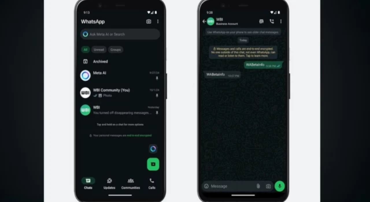 WhatsApp'a 'daha karanlık' bir tema geliyor