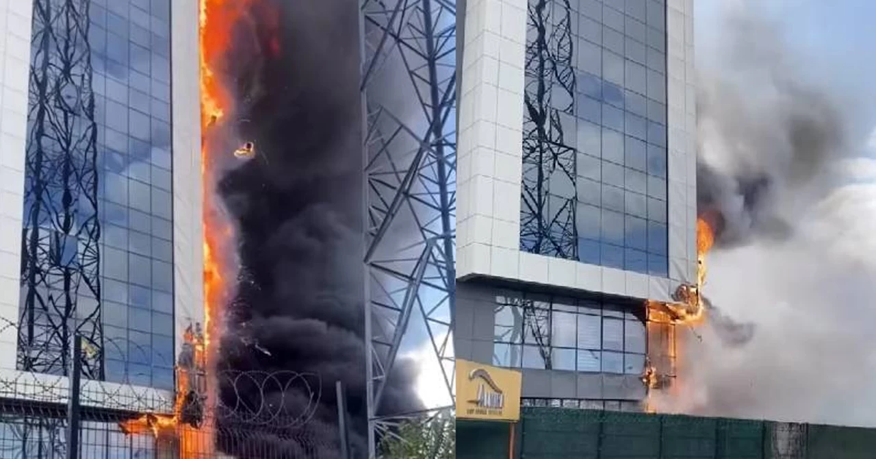 Bahçelievler'de özel bir okulda yangın: Öğrenciler tahliye edildi