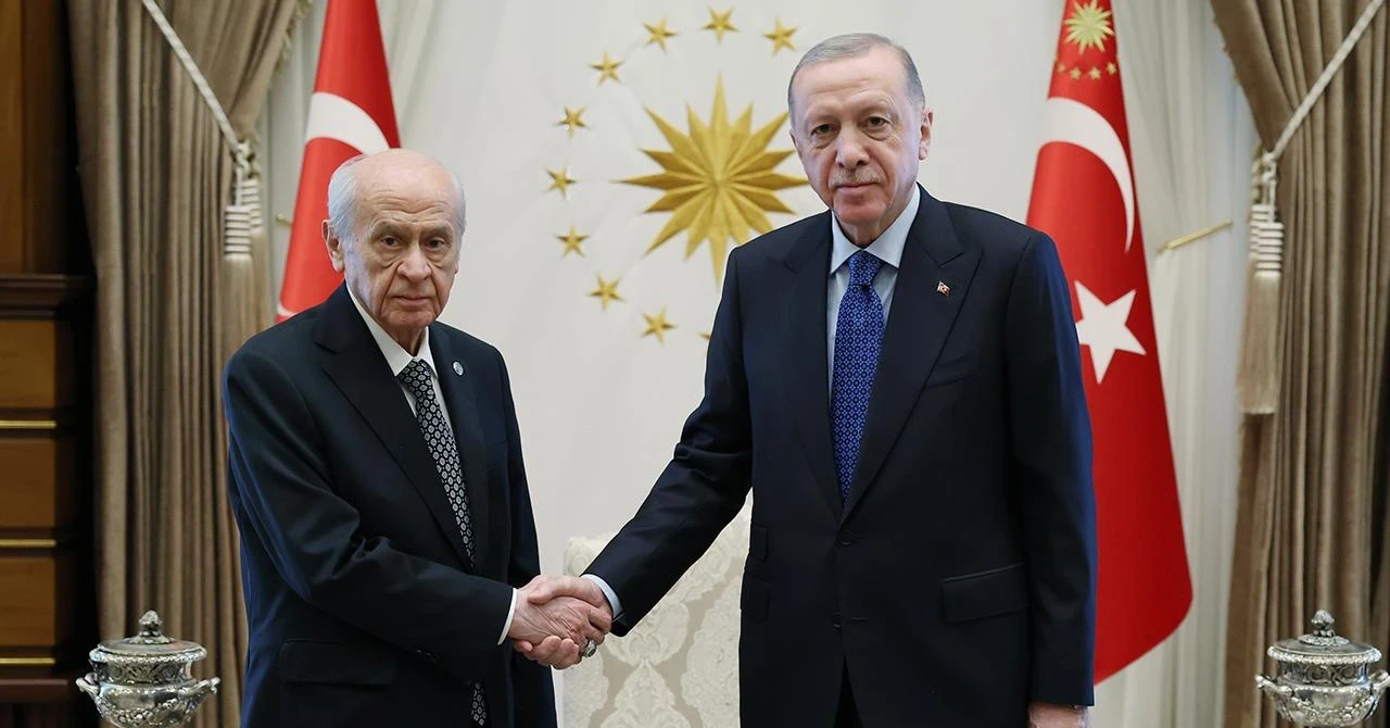 Cumhurbaşkanı Erdoğan, Bahçeli ile bir araya geldi