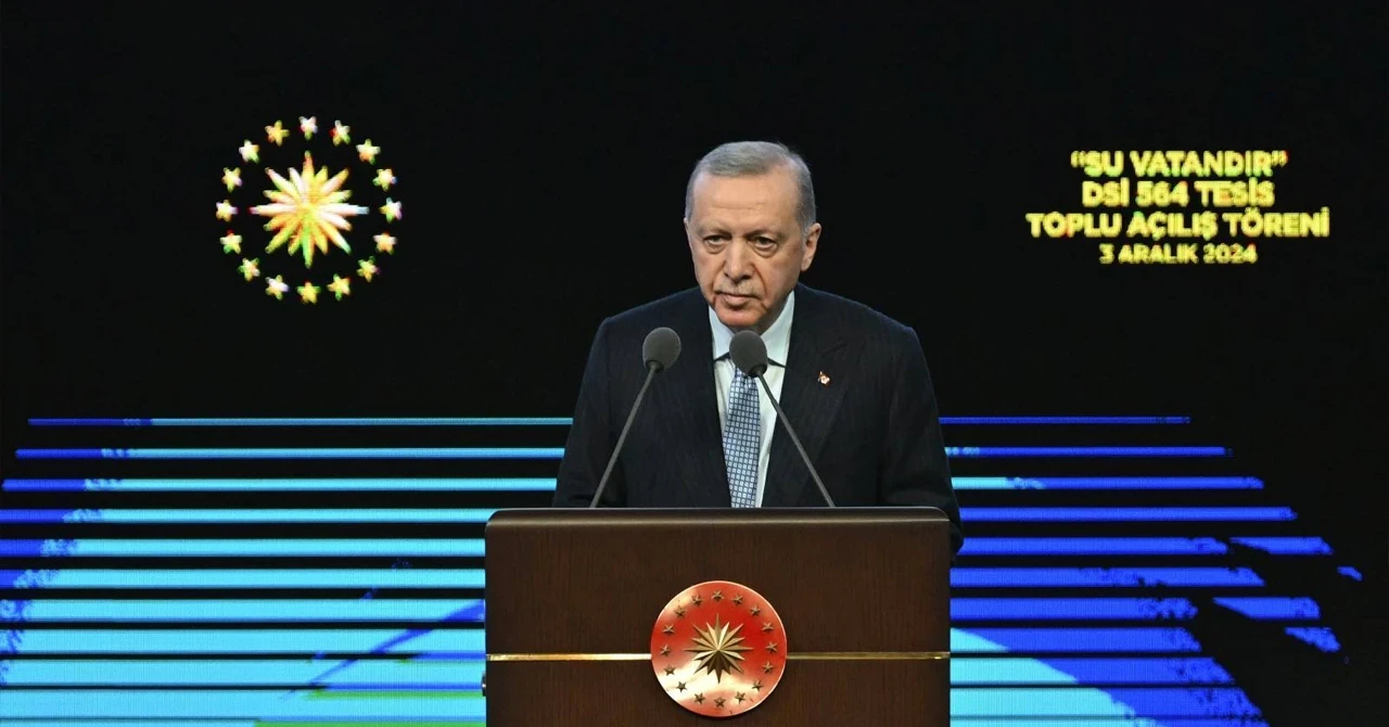 Erdoğan: Çevreyi istismar ediyorlar, su kaynakları kritik bir durumda