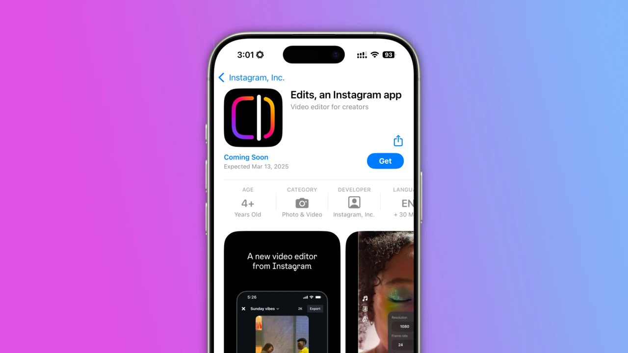 Instagram yeni video uygulaması “Edits”i tanıttı