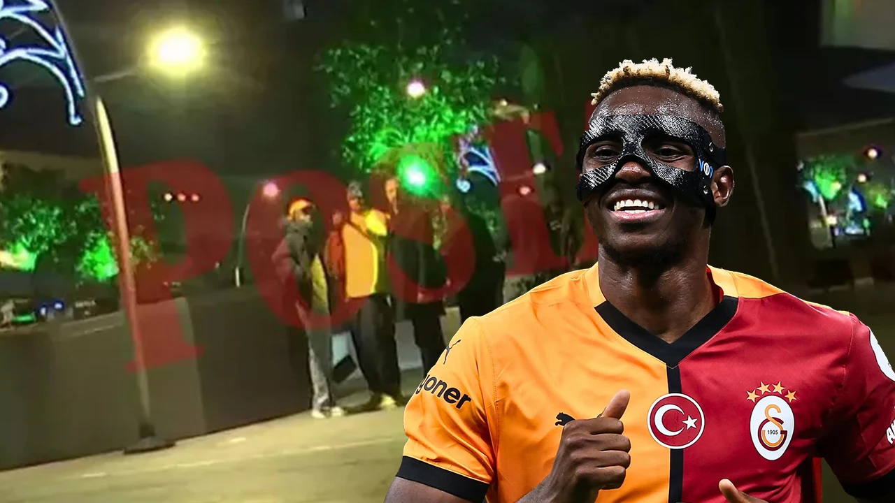 Galatasaray'ın yıldız ismi Osimhen gazeteciye yumruk attı!