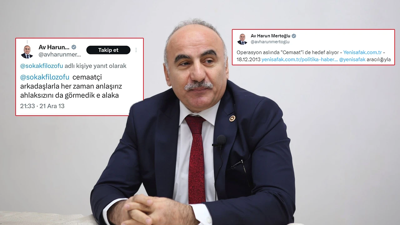 TFF’yi ve MHK’yi istifaya davet eden AK Partili Harun Mertoğlu’nun FETÖ’yü öven paylaşımları ortaya çıktı!