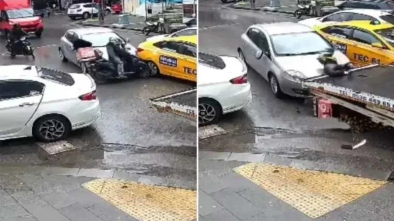 Pendik'te aynasını kıran motokuryeyi ezen sürücü tutuklandı!