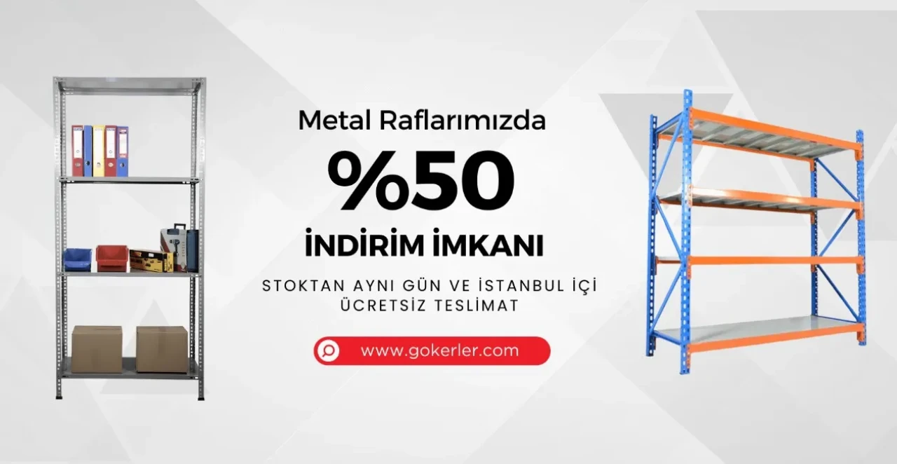 Metal Raflı Dolap ve Metal Dolap Modelleri - Gokerler.com