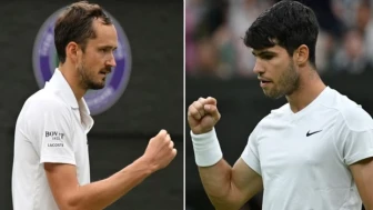 Wimbledon'da Alcaraz ve Medvedev yarı finalde karşılaşacak!