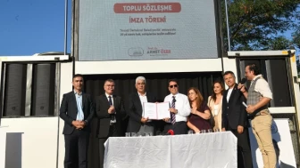 Esenyurt’ta yeni imzalanan toplu sözleşmeyle birlikte emekli olan çalışanlar 100 bin lira ödeme alacak