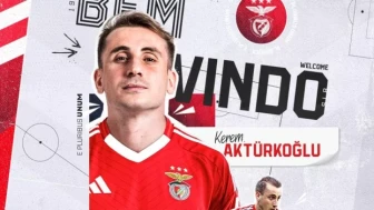 Kerem Aktürkoğlu, Benfica'da: 'Hoş geldin Aktürkoğlu'