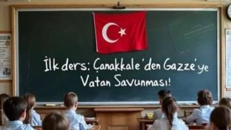 MEB'in "Çanakkale'den Gazze'ye" dersine eğitimcilerden tepki!