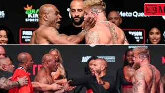 Mike Tyson, Jake Paul'a tokat attı!