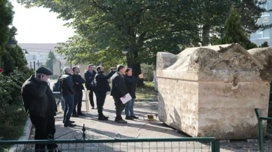 Bolu’da inşaat kazısında bulunan Roma dönemine lahit inceleme altında