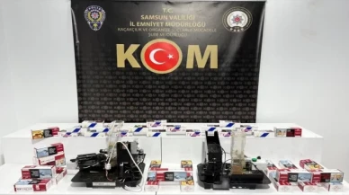 Samsun’da 7 bin 200 filtreli sigara kağıdı ele geçirildi