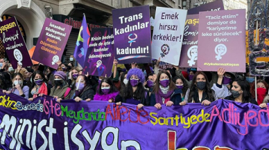 Kadınlar Feminist Gece Yürüyüşünde buluştu...