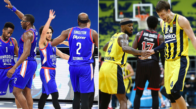 Anadolu Efes ve Fenerbahçe Beko'nun play-off'taki rakipleri belli oldu