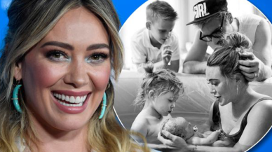 Hilary Duff, 9 yaşındaki oğlunun doğum yaparken kendisini izlemesini istemiş