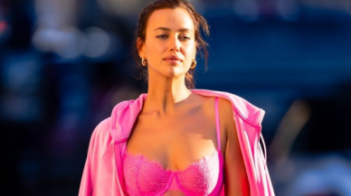 Irina Shayk, New York sokaklarında reklam çekiminde