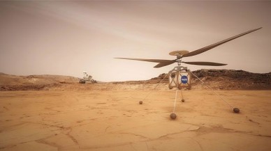 NASA'nın Mars helikopteri ilk uçuşunu başarıyla tamamladı