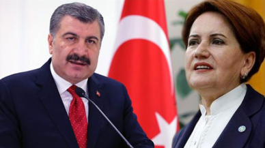 Akşener'den Bakan Koca'ya "Yazıklar olsun" tepkisi