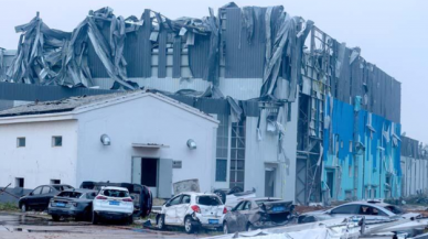 Çin'de kasırga: 10 ölü, 367 yaralı