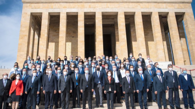 Memleket Partisi kurucular kurulu Anıtkabir'de