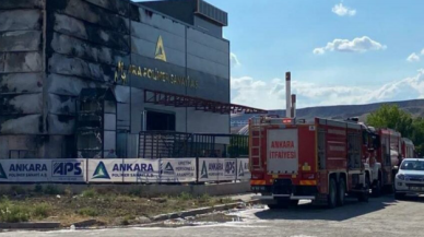 Ankara'da fabrika yangını: 9 yaralı