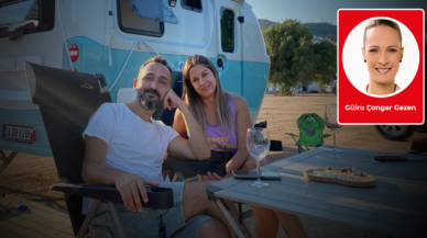 Bodrum'da bir karavan ve Gökhan, Belgin, Can Yıkılkan'ın yeni hayatı