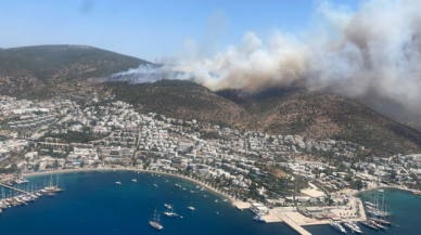 Bodrum'daki yangın sürüyor: Bazı evler ve oteller boşaltılıyor