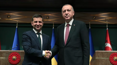 Cumhurbaşkanı Erdoğan, Ukraynalı mevkidaşı Zelenskiy ile görüştü