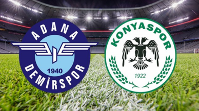 Adana Demirspor -Konyaspor karşılaşmasında gülen çıkmadı