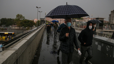 Marmara Bölgesi'nde sağanak etkili oldu!