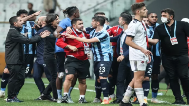 Beşiktaş-Adana Demirspor maçı bitti ortalık karıştı!