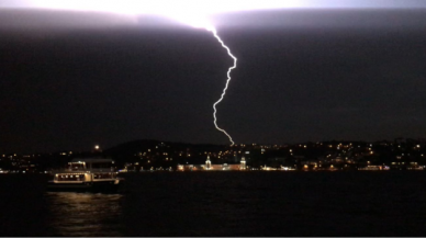 İstanbul'da korku yaşatan anlar