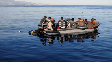 Muğla açıklarında 134 göçmen kurtarıldı