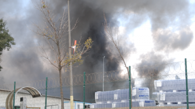 Tuzla'da fabrika yangını