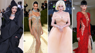 Ünlüler birbirinden ilginç kostümleriyle 2021 MET Gala'da!