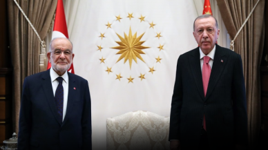 Cumhurbaşkanı Erdoğan, Temel Karamollaoğlu ile görüştü