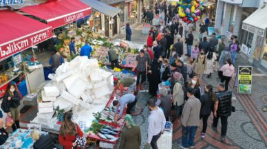 Hamsinin fiyatı 5 liraya düştü, kasalarca aldılar