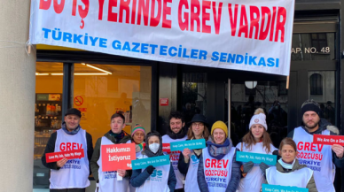 BBC İstanbul bürosu çalışanları greve çıktı