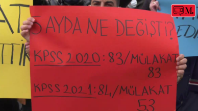 Mülakat mağduru öğretmenler Ankara'da isyan etti