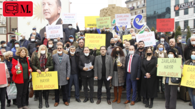 Rizeliler zamları protesto etti: Yanduk, bezduk, darlanduk