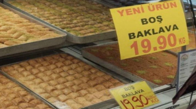 Boş baklava sosyal medyayı salladı