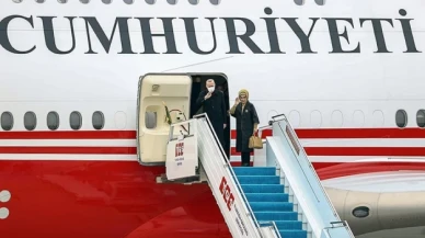 Cumhurbaşkanı Erdoğan, Özbekistan'a gitti