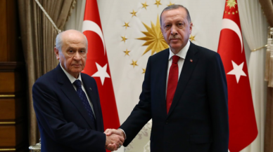 Cumhurbaşkanı Erdoğan'ın Bahçeli ile görüşmesi başladı