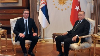 Cumhurbaşkanı Erdoğan, Sırbistan Cumhurbaşkanı Vucic ile görüştü