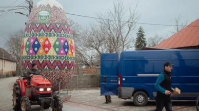 Dev paskalya yumurtası Slovakya'da sergilendi