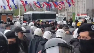 Kazancı Yokuşu'nda 1 Mayıs deklarasyonu açıklamasına polis müdahalesi