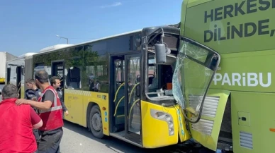 Küçükçekmece'de zincirleme kazada 12 kişi yaralandı